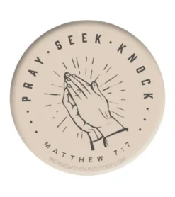 Badge: Pray, Seek, Knock