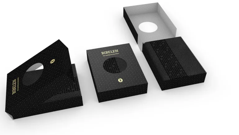 Bibelen på Hverdagsdansk 2015, Ægte læder, Sort