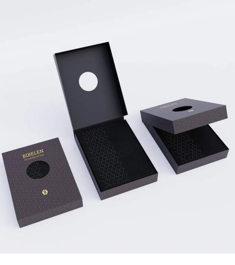 Bibelen på Hverdagsdansk, ægte læder, sort, 2024 udgave