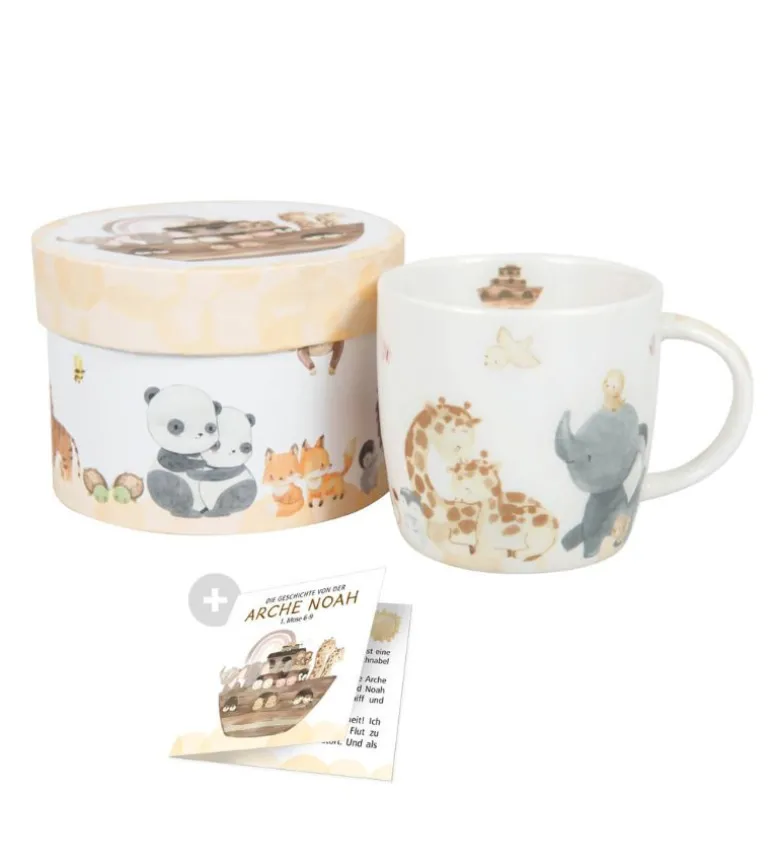 Børnekrus med Noas Ark