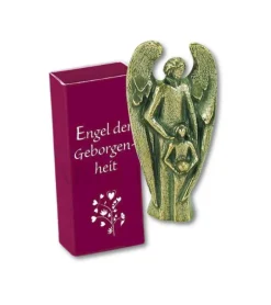 Bronze Engel med barn, Tryghed