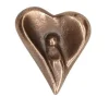 Bronze figur Hjerte der omslutter menneske