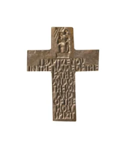 Bronze kors Dåb