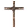 Bronze kors med træprægning