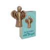 Bronzefigur, Der er altid en engel, 5 cm