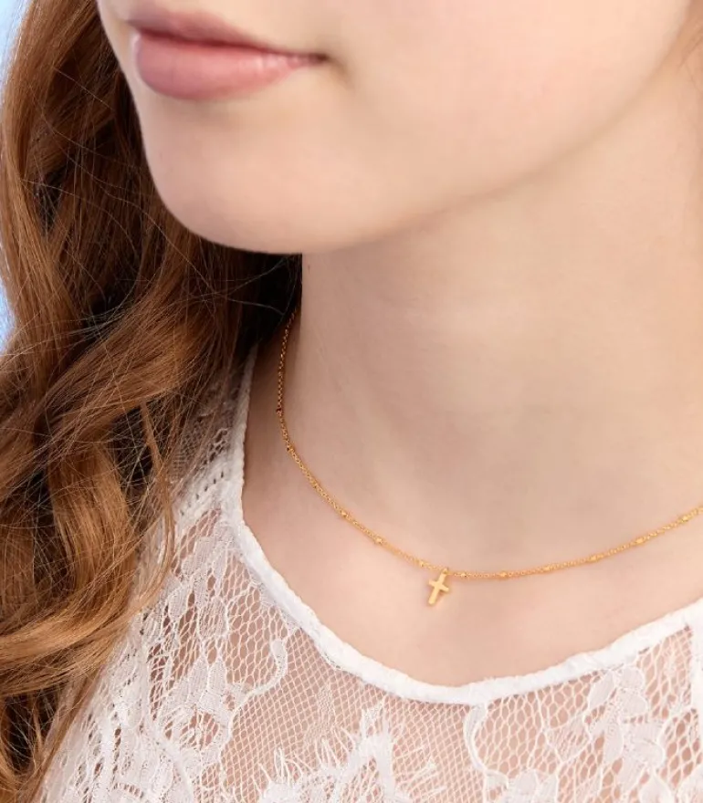 By Gabay, Halskæde med lille kors, guld