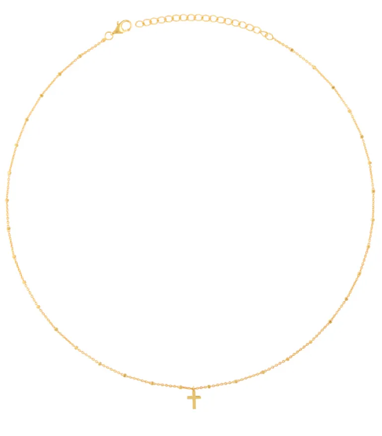 By Gabay, Halskæde med lille kors, guld
