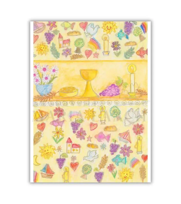 Dobbeltkort, Kristne symboler med kuvert