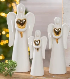 Engel Gadria, Hvid, 12 cm