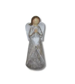 Englepige med Hjerte, Bedende hænder, 13cm