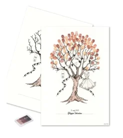 Fingerprint – Konfirmationstræ med kjole til pige