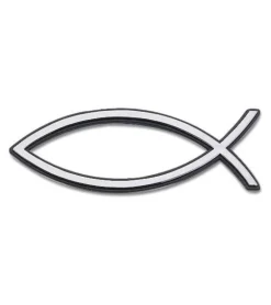 Fisk til bilen, akryl