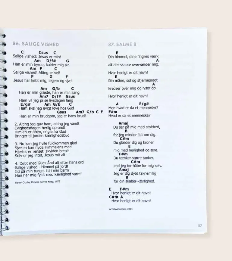 Foran Tronen 3, Lovsangshæfte