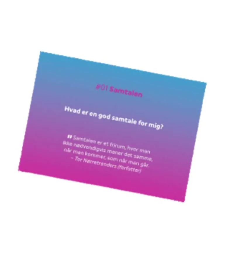 Frirum – samtalekort