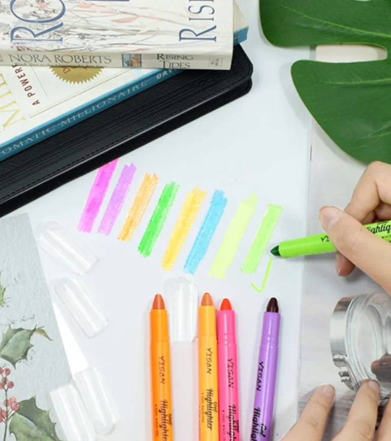 Gel Highlighter til bibel, Sæt 8 farver