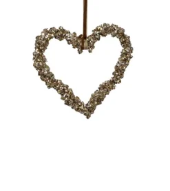 Glimmer, Deko hjerte ophæng, Medium