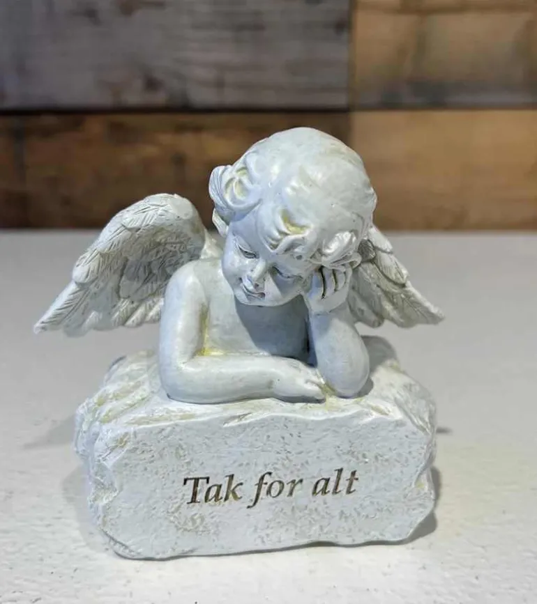 Gravpynt, Engel på sten, Tak for alt