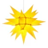 Herrnhuter Stjerne, Gul, papir, 40 cm