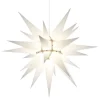 Herrnhuter Stjerne, Hvid, Papir, 60 cm