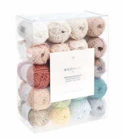 Hækle Garn til Julekrybbe, Ricorumi Sæt med 20 nøgler