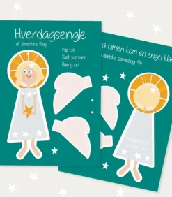 Hverdagseengel Klip-ud, blå kjole