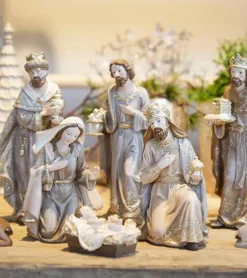 Julekrybbe med 8 dele