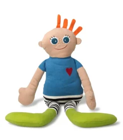 KAI dukke, blå, 100 cm