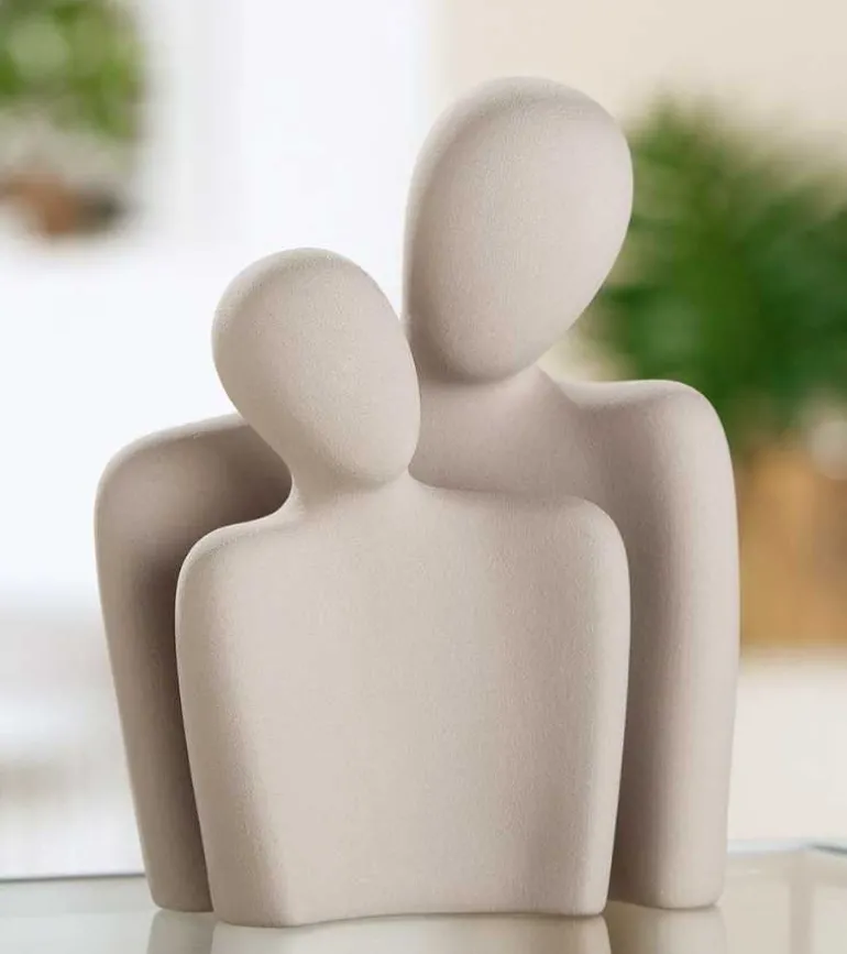 Keramikskulptur, 2-delt, Par: “Anexo”