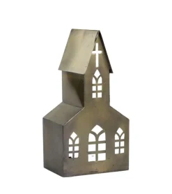 Kirke i metal, 35 cm