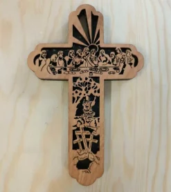 Kors i oliventræ, Den sidste nadver, 15 cm