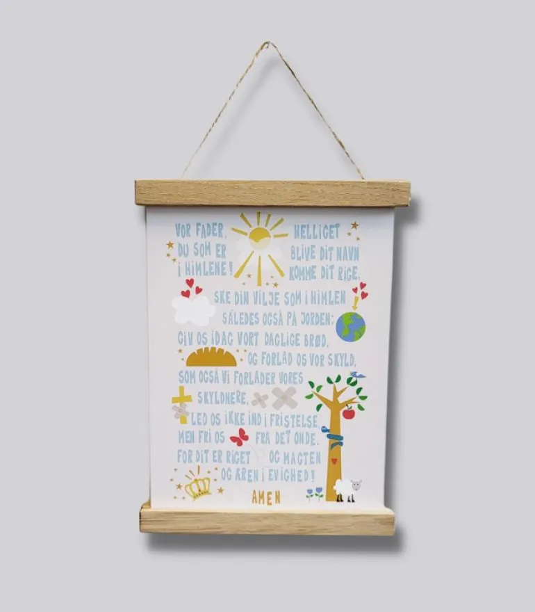 Kort med Vor Fader A5