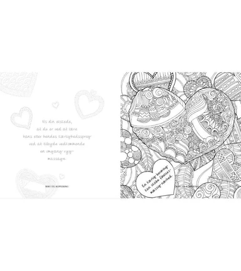 Kærlighedens 5 sprog i farver – Malebog