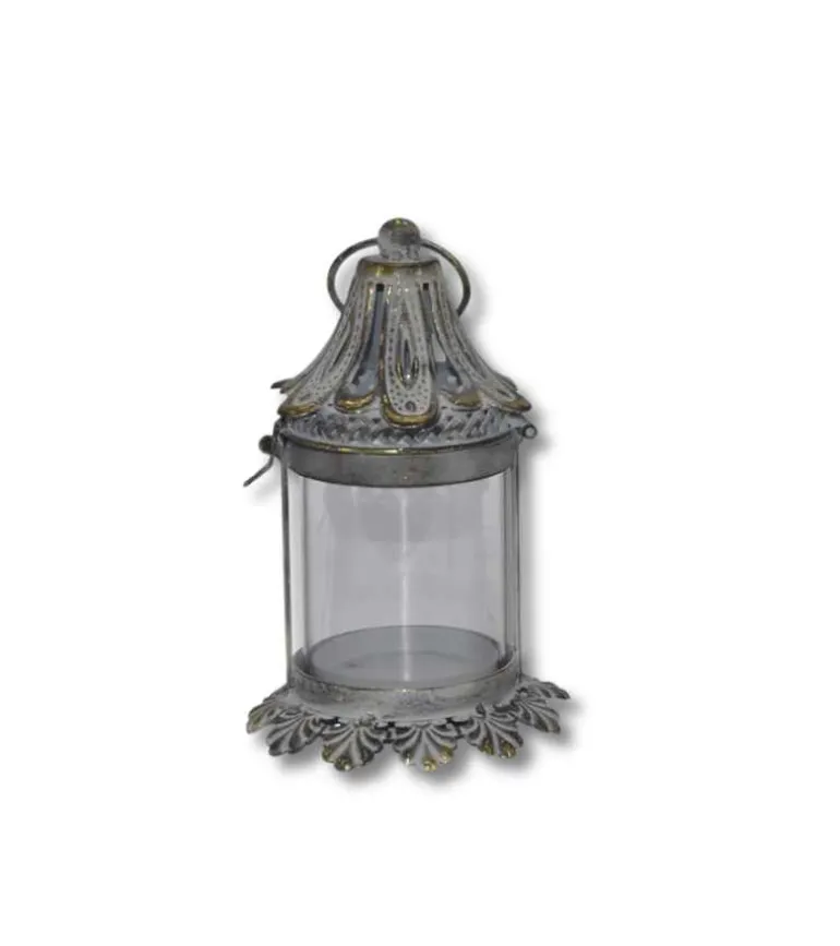 Lanterne, antik guld, 20cm