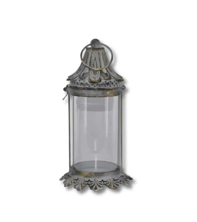 Lanterne, antik guld, 25cm