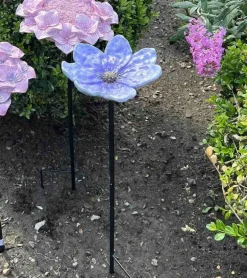 Lilla blomst på spyd, 80 cm