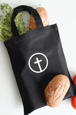 Lille mulepose med kors