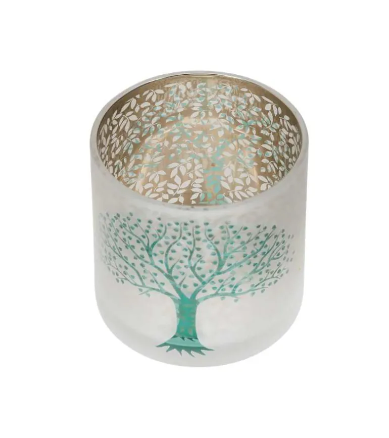 Livets træ, Glas hurricane, 8 cm