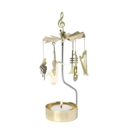 Lysspil med musikinstrumenter, guld