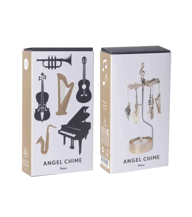 Lysspil med musikinstrumenter, guld