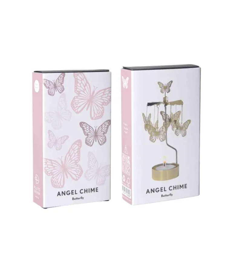 Lysspil med sommerfugle, guld