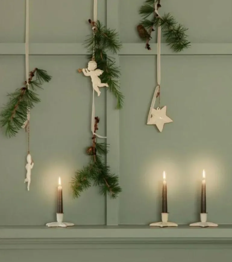 Maileg, O Holy Night, metal engle i æske