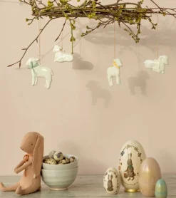 Metal ophæng, Lam – Rå hvid, Maileg