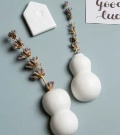 Mini vase med magnet til køleskab