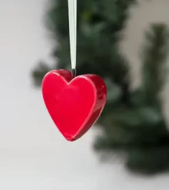 Ophæng, Rødt hjerte i porcelæn