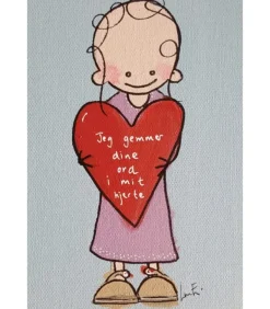 Pakke med 10 stk blandet Til & Fra kort af Lone Engsig Hvam