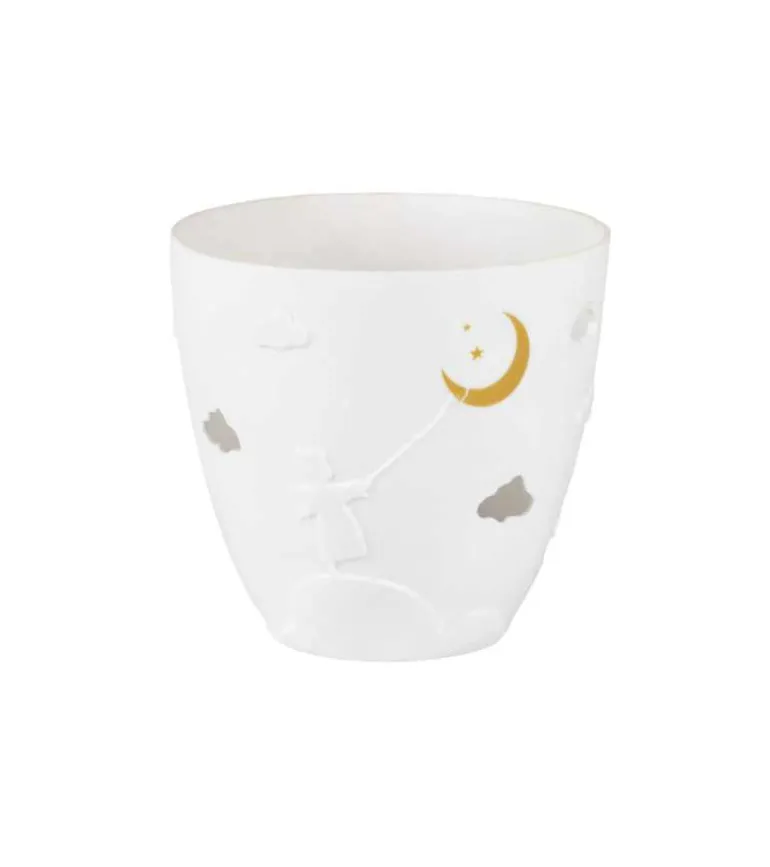 Poesi Lysestage med engel, Guld