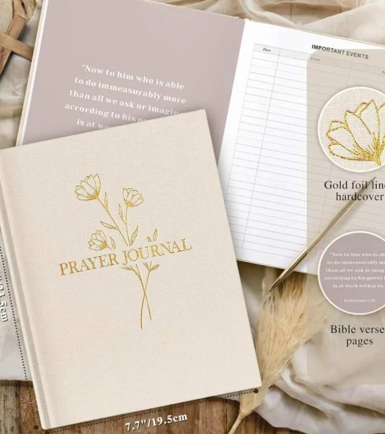 Prayer Journal, Creme