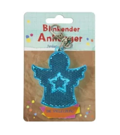 Refleks Engel med lys, blå