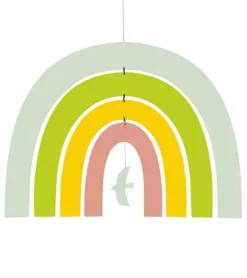 Regnbue uro med fredsdue, Blå