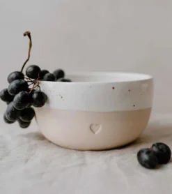 Skål med hjerte, 15cm